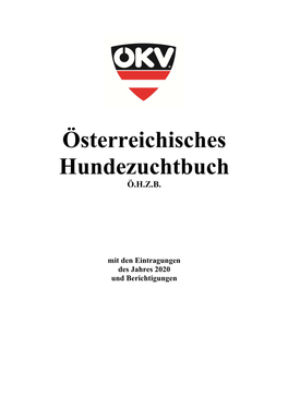 Österreichisches Hundezuchtbuch Ö.H.Z.B