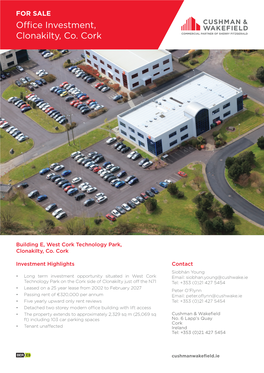 Office Investment, Clonakilty, Co. Cork