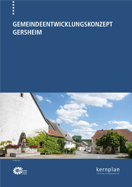 Gemeindeentwicklungskonzept Gersheim