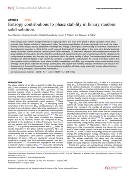 Entropy Contributions to Phase Stability in Binary Random Solid Solutions