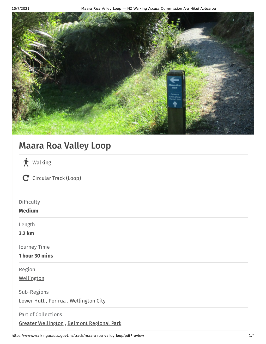 Maara Roa Valley Loop — NZ Walking Access Commission Ara Hīkoi Aotearoa