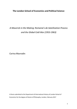 Dissertation Corina Mavrodin