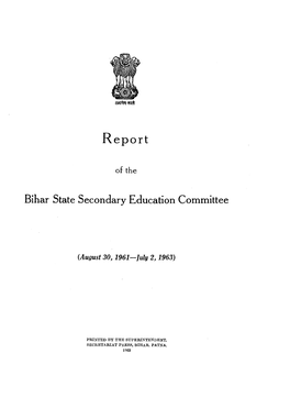 Bihar State Secondary Education Committee