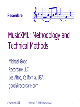 Methodology and Technical Methods