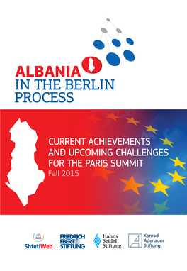 Albania in the Berlin Process Current Achievements and Upcoming Challenges for the Paris Summit