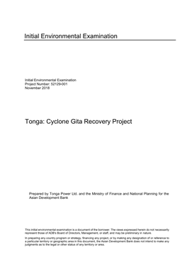 52129-001: Cyclone Gita Recovery Project