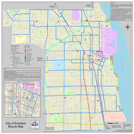 City of Evanston Bike Map (Pdf)