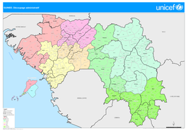 GUINEE: Découpage Administratif