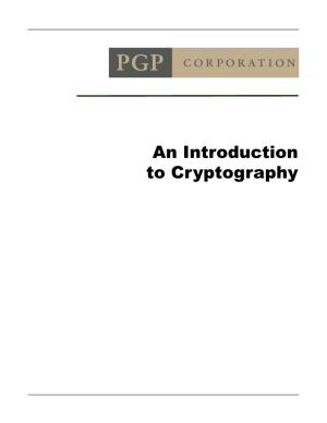 An Introduction to Cryptography Version Information an Introduction to Cryptography, Version 8.0