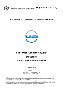 China: Flood Management
