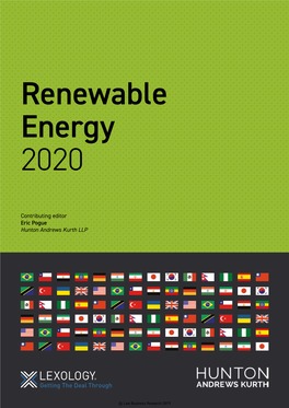 Renewable Energy 2020 Renewable Energy 2020