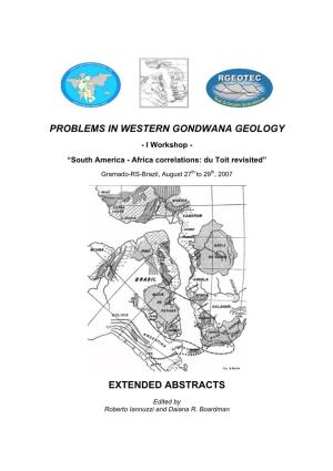 Problems in Western Gondwana Geology
