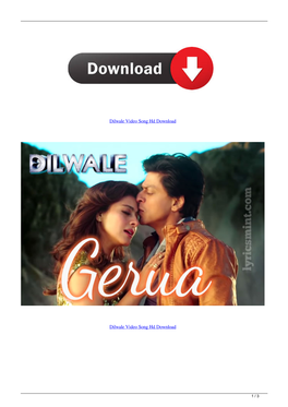 Dilwale Video Song Hd Download