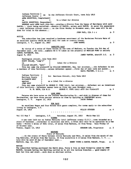 Indiana Territ0ty) Ss in the Jefferson Circuit Court. Term July 1815 Jefferson County ) ANNA WOODFIELD, Complainant) Vs ) in a Libel for Divorce DANIEL WOODFIELD