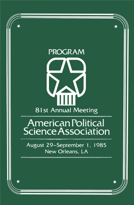 American Political Science Association