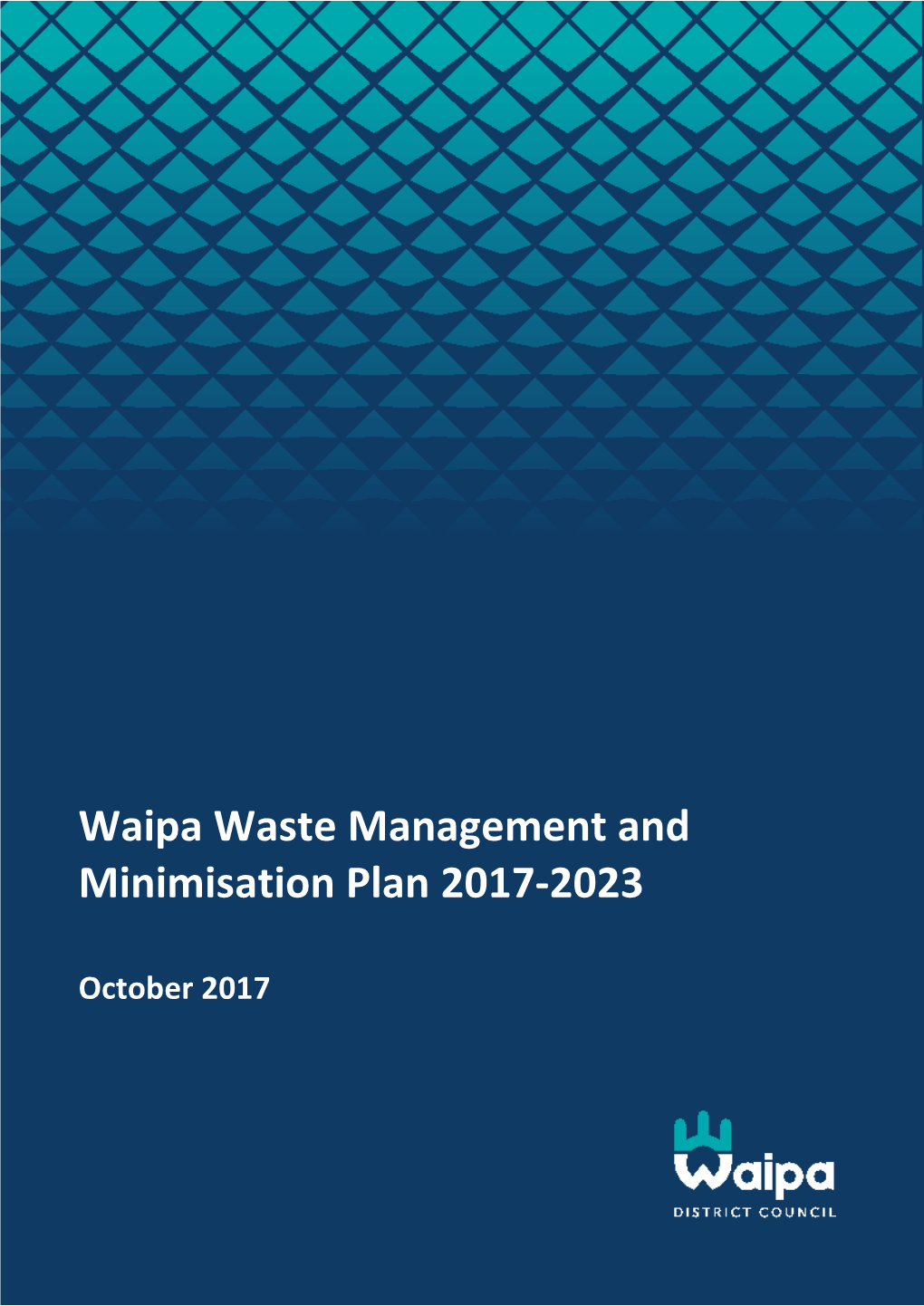 Waipa District Council : Waste Assessment