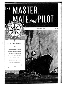 Master Mates and Pilots Magazine October 1938