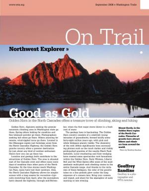 Good As Gold Golden Horn in the North Cascades Offers a Treasure Trove of Climbing, Skiing and Hiking