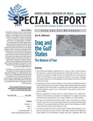 Iraq and the Gulf States