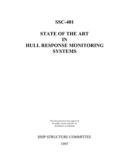 Ssc-401 State of the Art in Hull Response Monitoring Systems