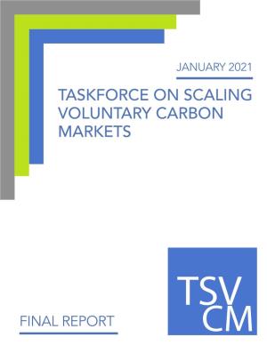 Taskforce on Scaling Voluntary Carbon Markets