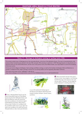 Wantage Area Walks & Cycle Routes