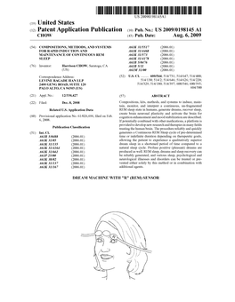 (12) Patent Application Publication (10) Pub. No.: US 2009/0198145 A1 CHOW (43) Pub