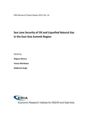 Sea Lane Security of Oil and Liquefied Natural Gas in the East Asia Summit Region