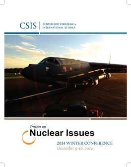 Nuclear Issues 2014 WINTER CONFERENCE December 9-10, 2014 Key Contacts