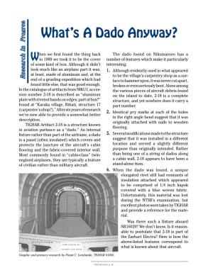 What's a Dado Anyway?