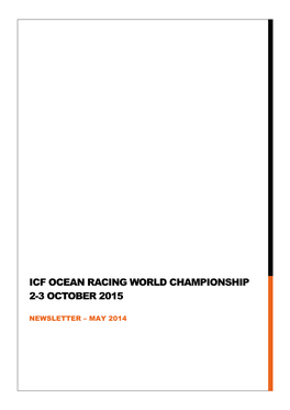 Icf Ocean Racing World Championship 2-3 October 2015