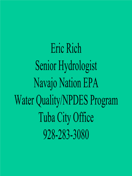 Navajo Nation Environmental Protection Agency