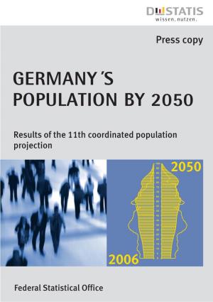 Germany´S Population by 2050, Results of the 11Th Coordinated