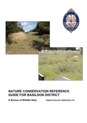 Basildon District Nature Conservation Guide 2005