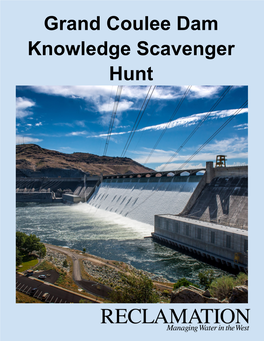Grand Coulee Dam Knowledge Scavenger Hunt