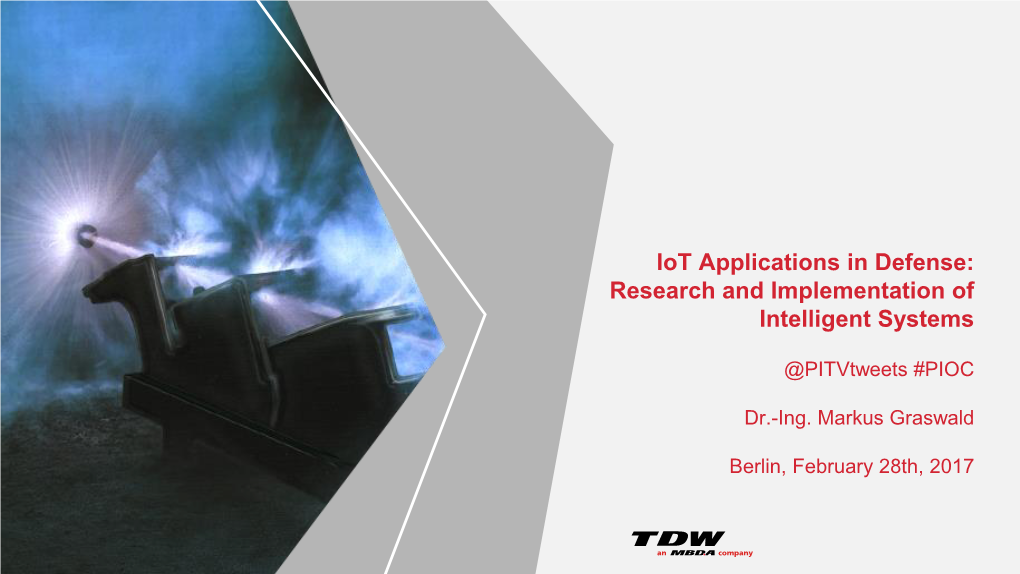 Iot Applications in Defense: Research and Implementation of Intelligent Systems