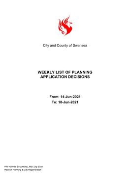 City and County of Swansea Council Open Space Assessment Report