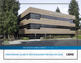 FREESTANDING 33,483 SF OFFICE BUILDING for SALE OR LEASE 33,483 4.5/1,000 Prominent RSF Parking Signage
