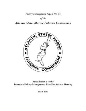 Amendment 2 to the Interstate Fishery Management Plan for Atlantic Herring