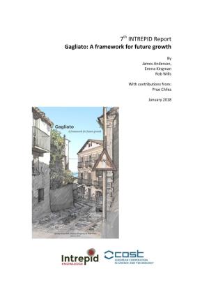 7Th INTREPID Report Gagliato: a Framework for Future Growth