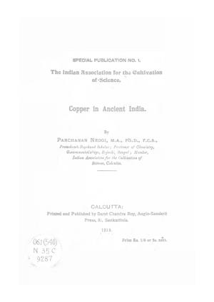 Copper in Ancient India