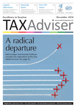 A Radical Departure Matt Stringer and Amanda Collinson Consider the Implications of the New Digital Services Tax, Page 16