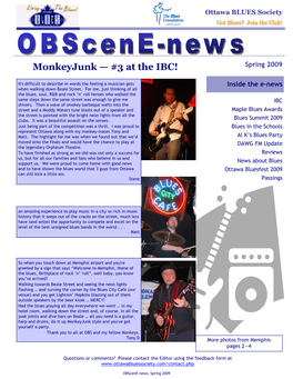 Obscene-News, Spring 2009