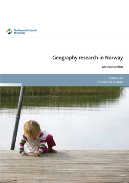 Geography Research in Norway