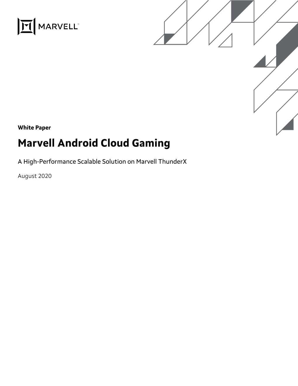 Marvell Android Cloud Gaming