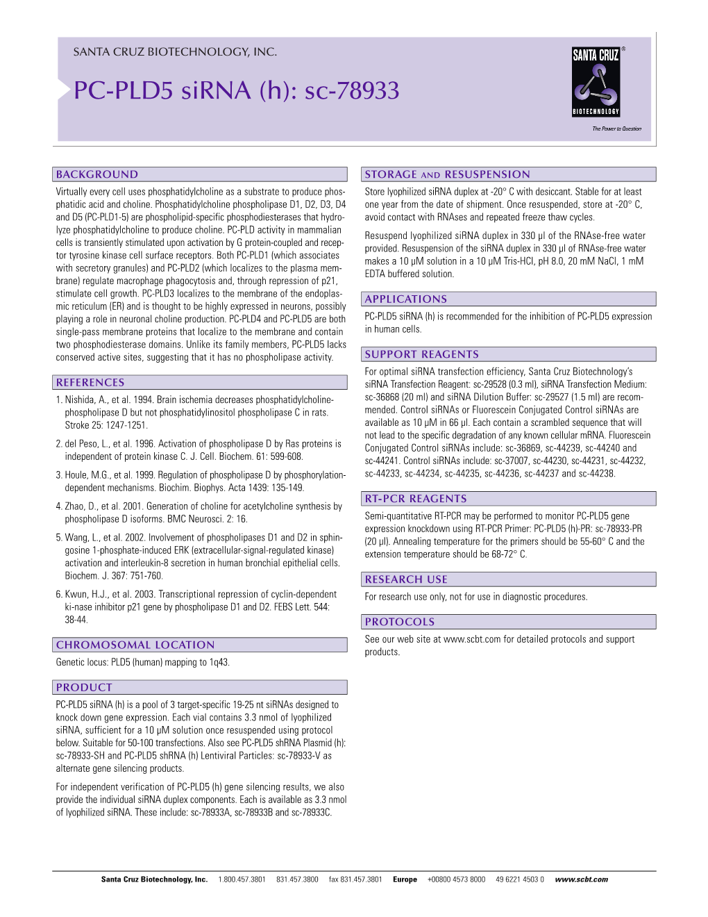 PC-PLD5 Sirna (H): Sc-78933