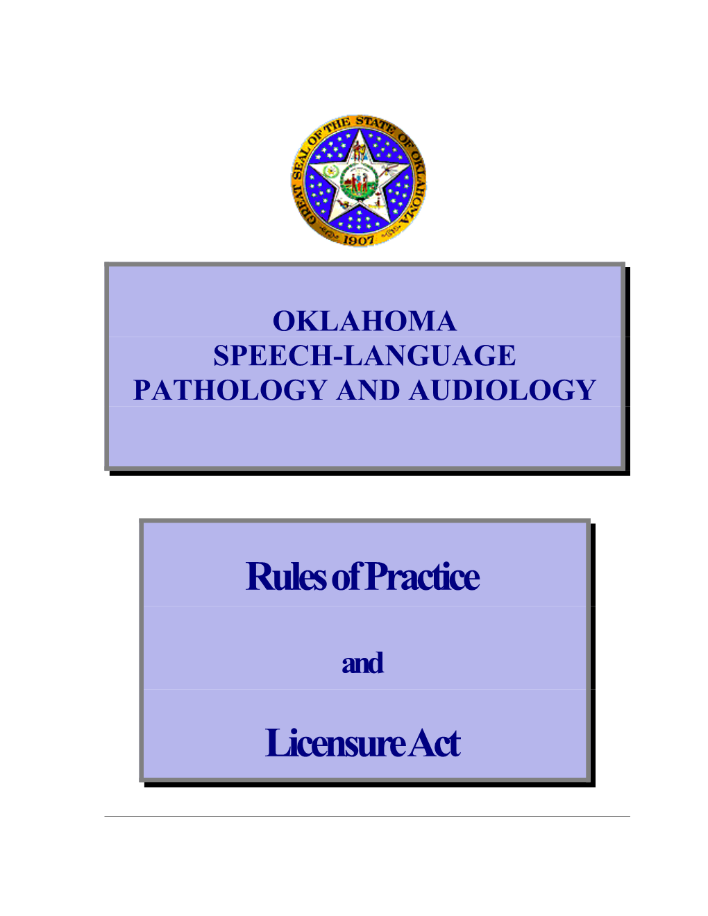 Speech-Language Pathology and Audiology