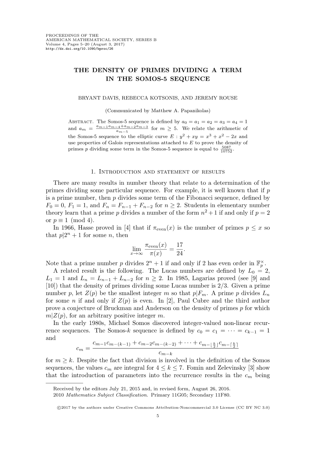 The Density of Primes Dividing a Term in the Somos-5 Sequence