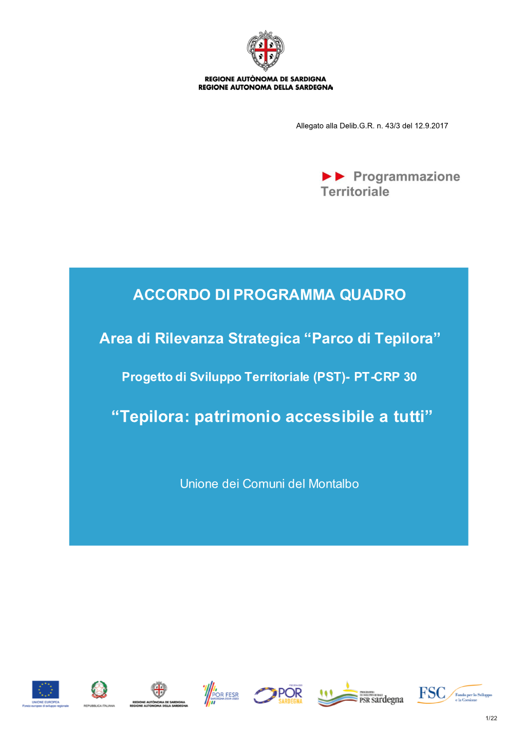 “Tepilora: Patrimonio Accessibile a Tutti”