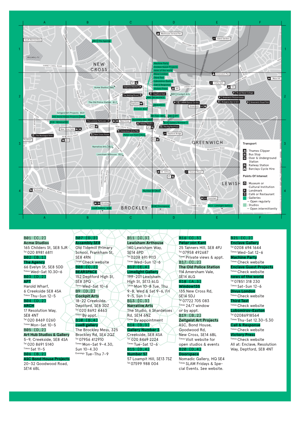 Downloadable Art Map Deptford